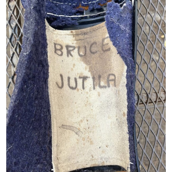 Vintage Cooper Black Diamond DG2 Leather Hockey Shin Pads Leg Guards - Picture 9 of 16